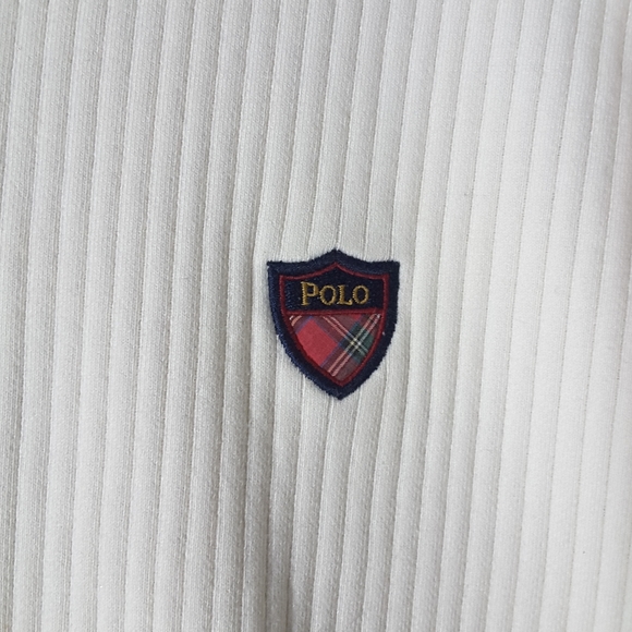 POLO RALPH LAUREN $198 Ribbed Logo Pullover Sweater Size L - Picture 3 of 6